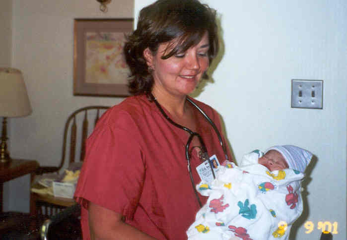 With nurse