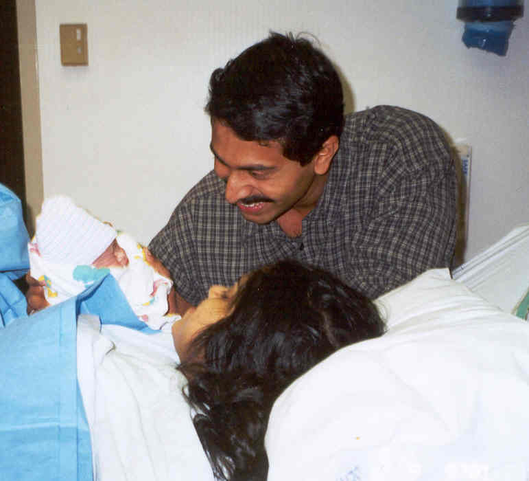 Happy parents